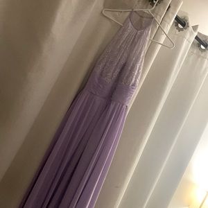 Long purple dress